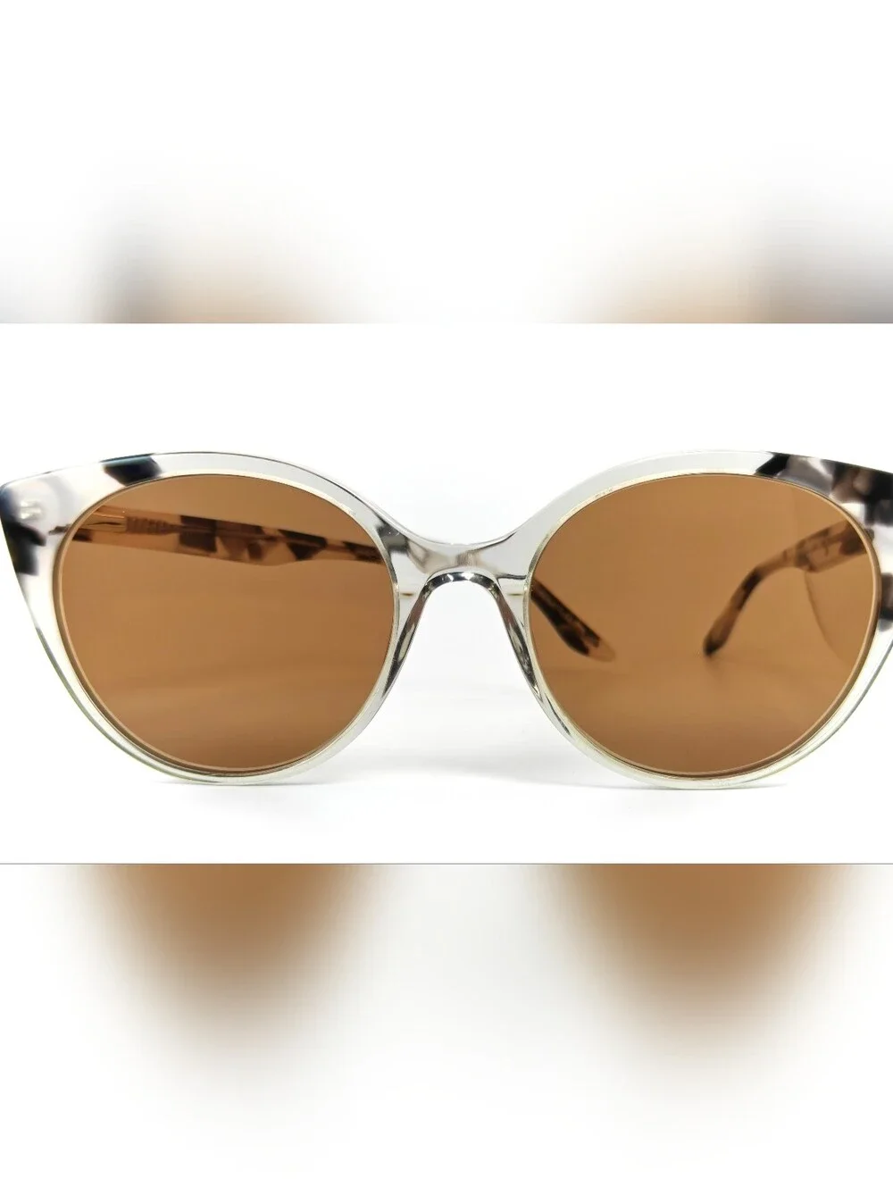 Leilani Frosted Black Tortoiseshell Uplift Effect. Acetate.